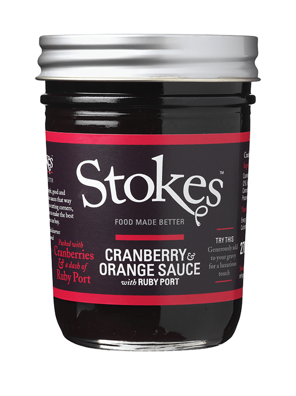 Cranberry & Orange Sauce with Ruby Port - Stokes Sauces